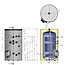 ELDOM Green Line Staande 500 liter boiler met dubbele warmtewisselaar - analoge uitvoering