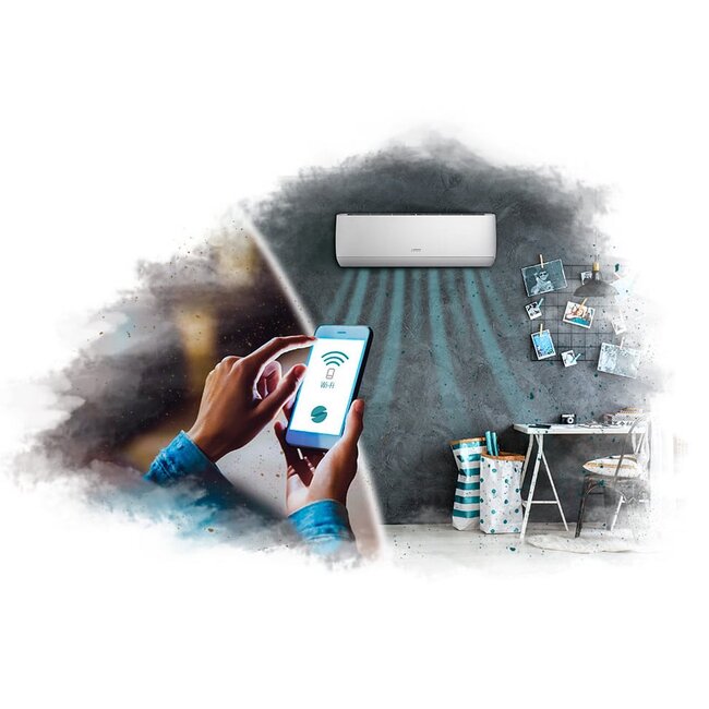 Sendo AEOLOS split-unit inverter airco 5 kW voorgevuld (STEK)