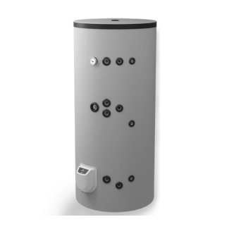 ELDOM Green Line 500L analoge boiler met 2 warmtewisselaars, 9 kW