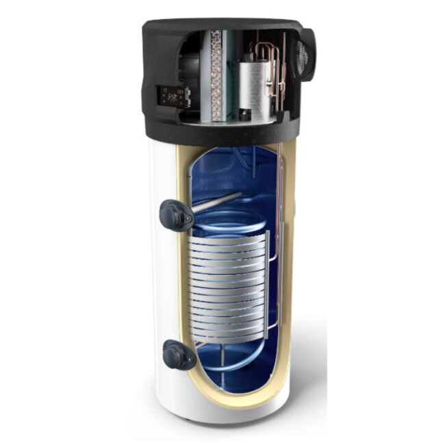 Tesy AquaThermica Pro warmtepompboiler 260 liter met warmtewisselaar