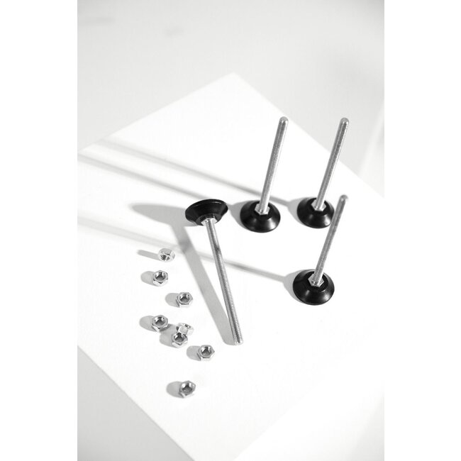 Evolar Evo-cover Rubberen Opstelvoetjes 10CM set 4 stuks