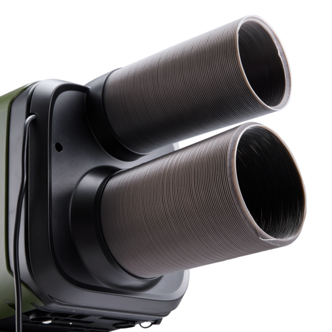 Evolar Draagbare camping airconditioner in blauw of groen voor krachtige koeling en verwarming