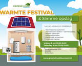 Groene Hoed Warmtefestival en Slimme Opslag 3 & 4 oktober