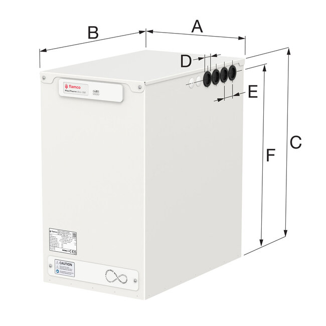 Flamco Flextherm Eco G2 D  Thermische batterij pakket voor koppeling met warmtepomp