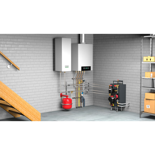 Flamco Flextherm Heat Pump Skid – Complete buffervatmodule voor warmtepompen