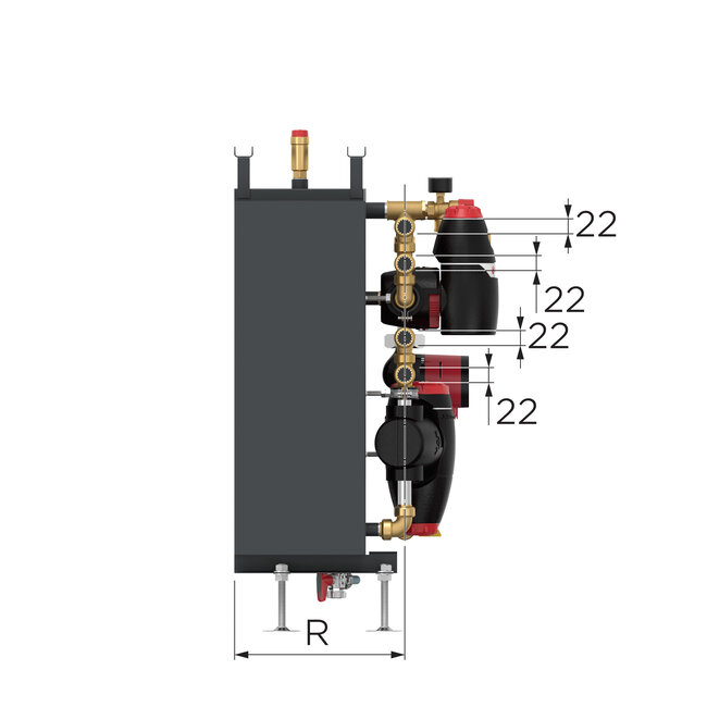 Flamco Flextherm Heat Pump Skid – Complete buffervatmodule voor warmtepompen