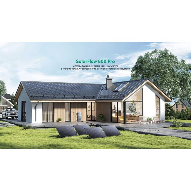 Zendure SolarFlow 800 Pro – Slimme Plug & Play zonne-energieopslag voor thuis