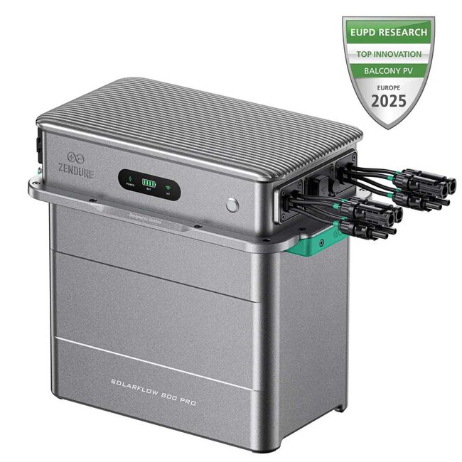 Zendure SolarFlow 800 Pro – Slimme Plug & Play zonne-energieopslag voor thuis