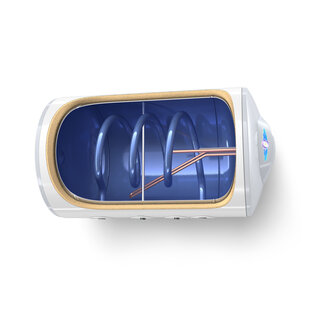 Tesy Horizontale Elektrische Boiler 80L – Indirect Gestookt met 1 Warmtewisselaar