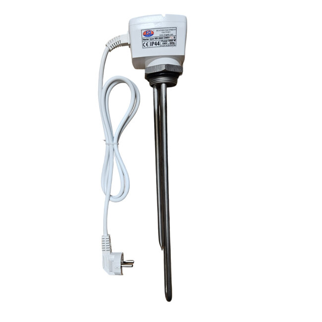 Elektrisch verwarmingselement RVS 3kW (160L TOT 1000L)
