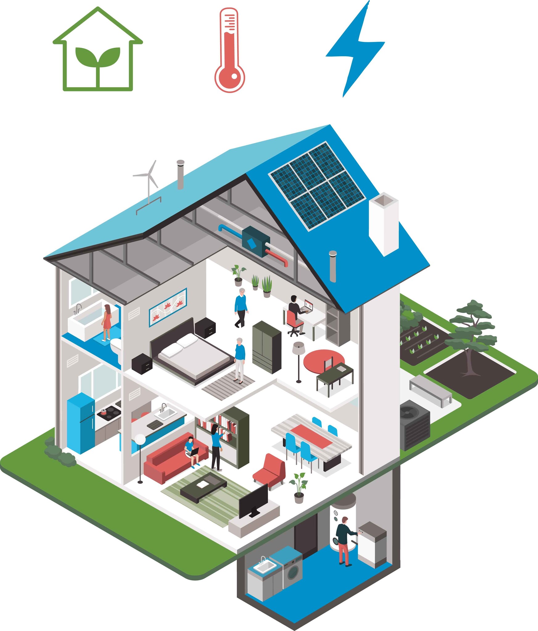 Centraal integraal verwarmingssysteem – één bron voor alle warmte in huis