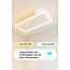 Quality heating InfraGlow Wifi infraroodpaneel met led verlichting 107x39 cm 1300watt