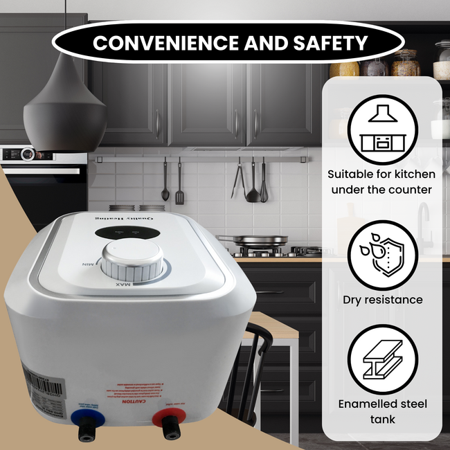 Quality heating 8 Liter keukenboiler