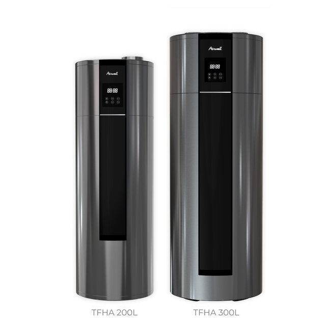 Airwell Eleo M  Warmtepompboiler 200L of 300L (R290,  RVS )