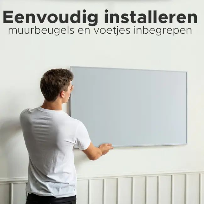 Hoffmayr Slim Carbon Crystal Infraroodpaneel – Met WiFi, Thermostaat & Touchscreen