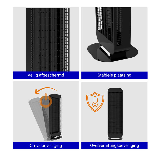 VH Staande Infrarood Straler Amalfi