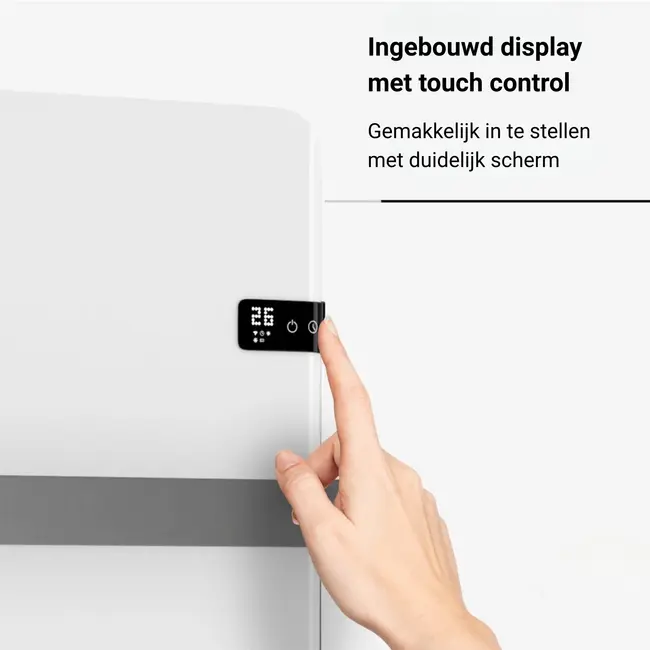 VH Infrarood Paneel Sorrento voor Badkamer - Handdoekbeugels & Wifi - 500 watt