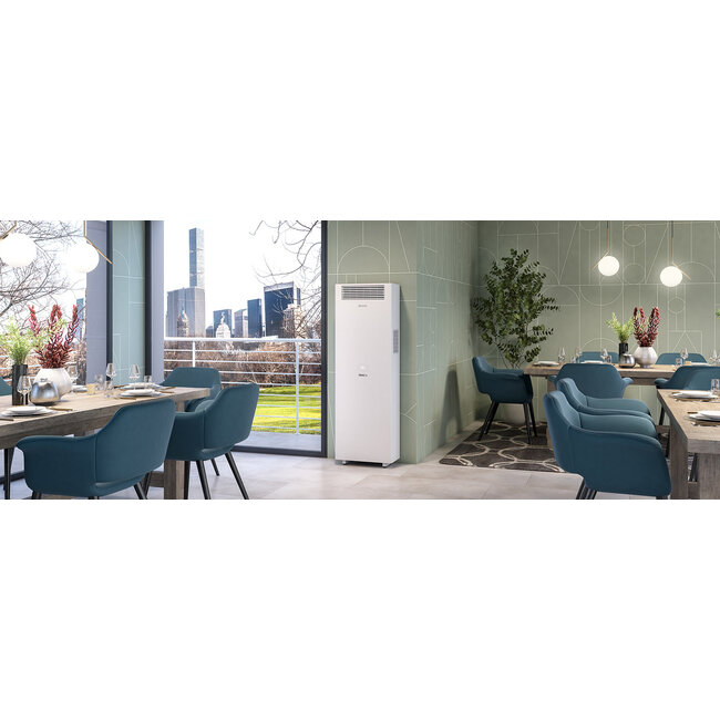 Olimpia Splendid Unico Vertical 35 HP EVAN monoblock R32 , 3,1 kW koelen + 2,4 kW verwarmen