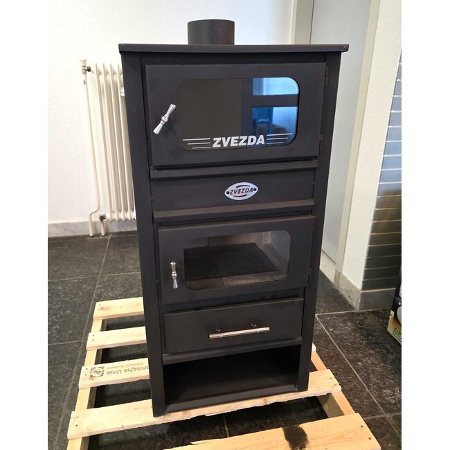 Zvezda  2e kans Vrijstaande houtkachel met oven MF - 10,6 kW