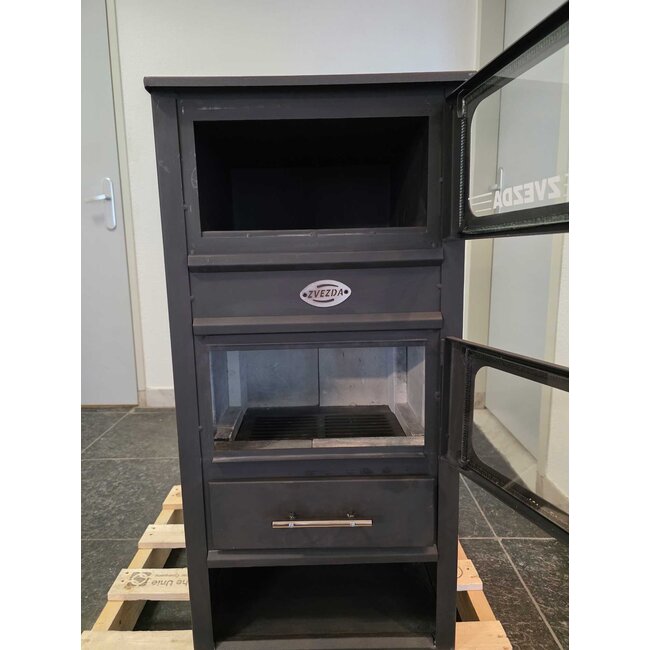 Zvezda  2e kans Vrijstaande houtkachel met oven MF - 10,6 kW