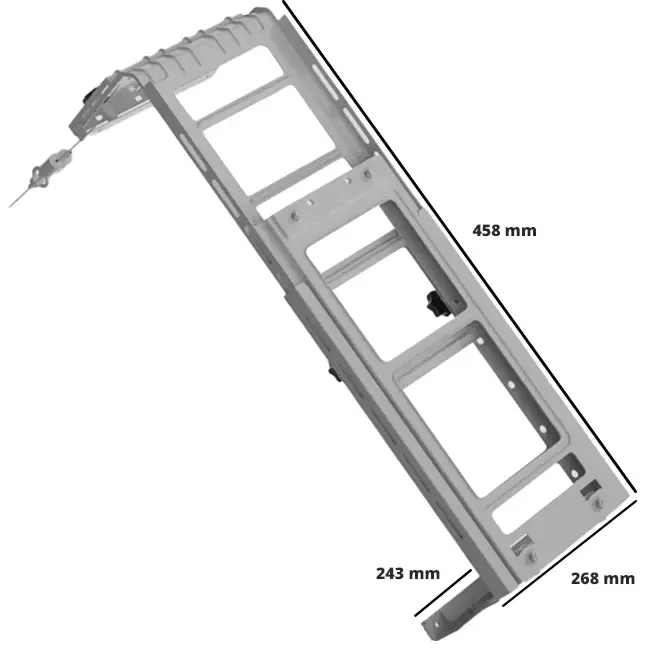 Midea Portasplit beugel voor Frans balkon en dakraam