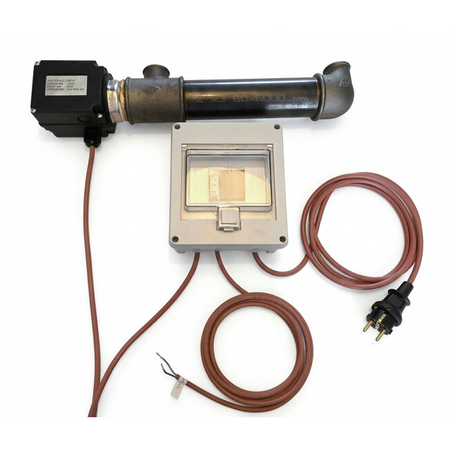 CV - doorstroom verwarmer pakket voor (hybride) warmtepomp