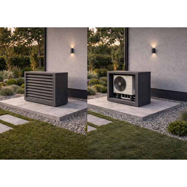 IPCOM Geluidsreducerende omkasting voor airco of warmtepomp buitenunit