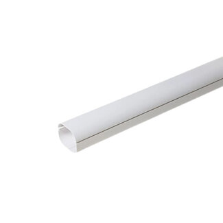 De Groene Hoed - Airco Leidinggoot 75×64 mm - Witte PVC Kabelgoot