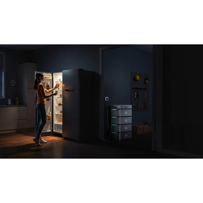 Zendure SolarFlow 2400 AC + AB3000X  Slimme Thuisbatterij met Plug & Play Gemak.