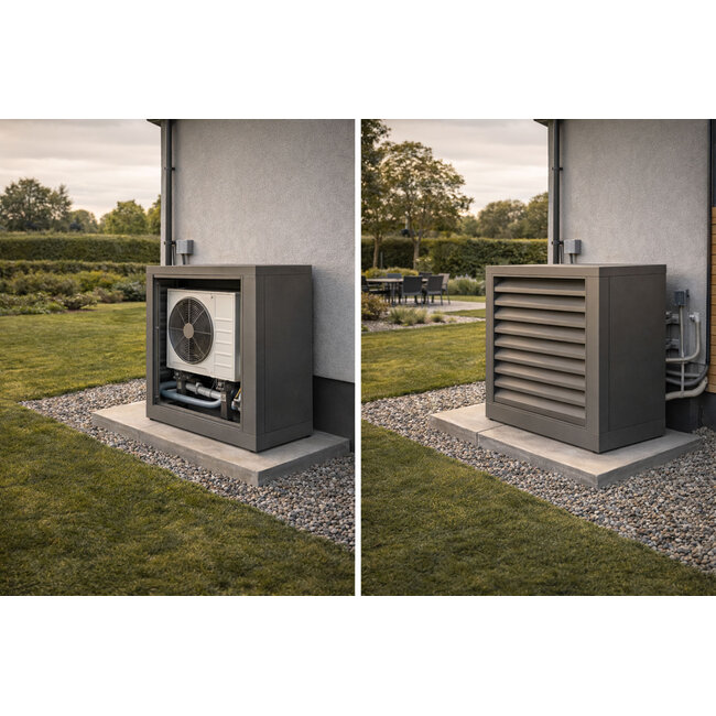 IPCOM Geluidsreducerende omkasting voor airco of warmtepomp buitenunit
