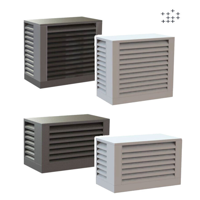 IPCOM Geluidsreducerende omkasting voor airco of warmtepomp buitenunit