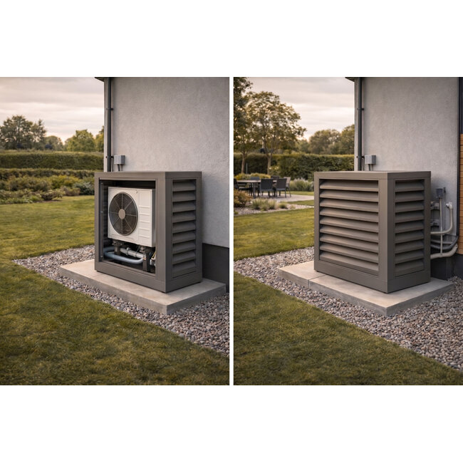 IPCOM Geluidsreducerende omkasting voor airco of warmtepomp buitenunit