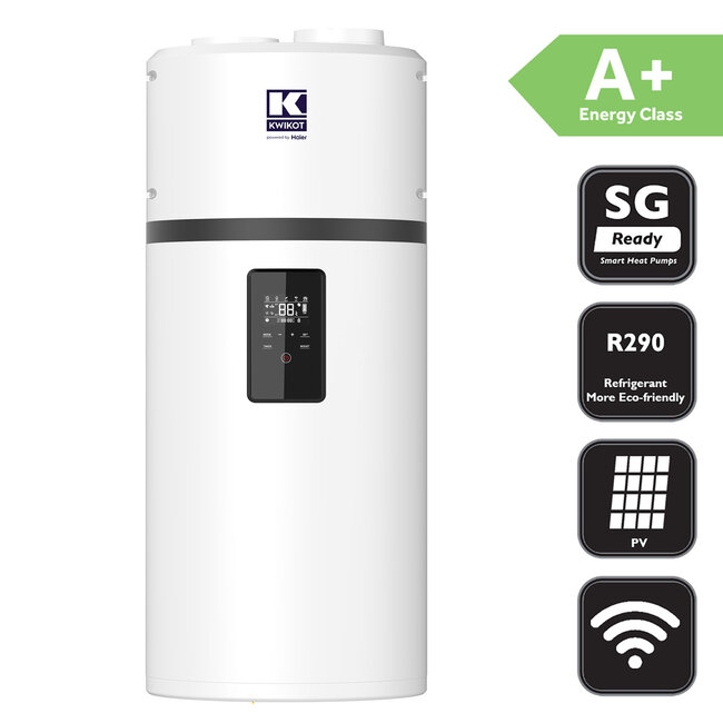 Haier M8 Warmtepompboiler 80-110-150L – Energiezuinig en Slim Warm Water