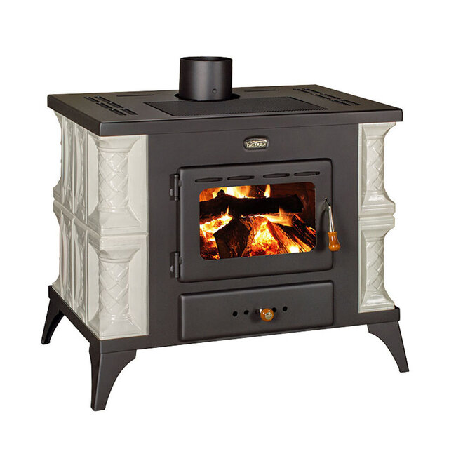 Prity Vrijstaande retro tegelkachel 9 kW - showroom model