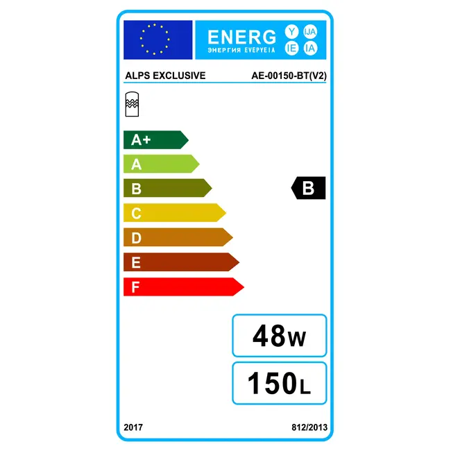Alps Exclusive 150L RVS Buffervat - AE-00150-BT - v2