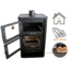 Prity Vrijstaande houtkachel met oven FG - 14 kW -showroom model