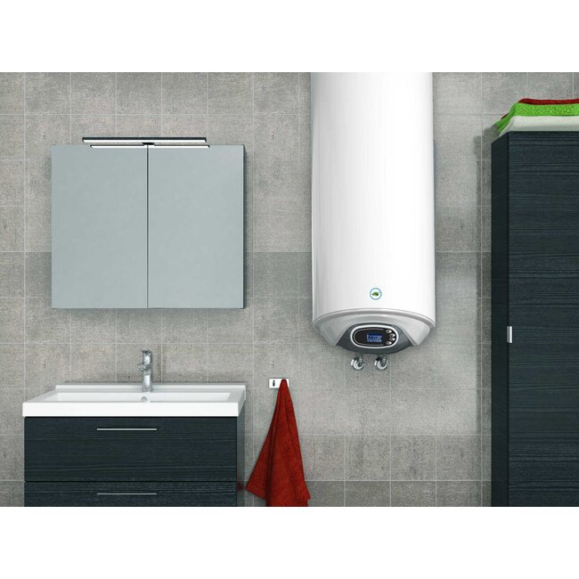 Galanta Green Hat Verticale elektrische boiler 80L, 2kW, met digitale bediening  en droge warmte elementen