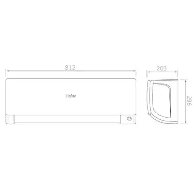 Haier Serene Split-unit inverter airco 3,5 kW voorgevuld (STEK)