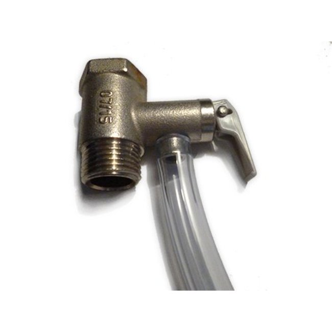 PVC afvoerslang voor op de inlaatcombinatie (transparant)