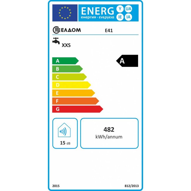 ELDOM Favourite Doorstroomverwarmer met mengkraan 3,5 kW