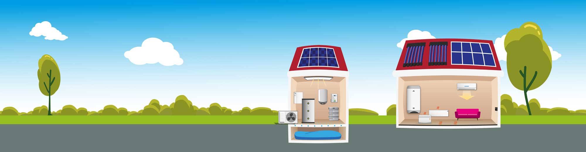 Fossielvrije verwarming en warm water