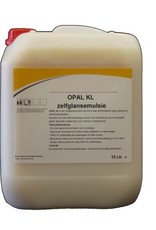 Opal Zelfglansemulsie Opal KL 10 ltr. Voor glans en bescherming tegen alcohol en desinfectie middel.