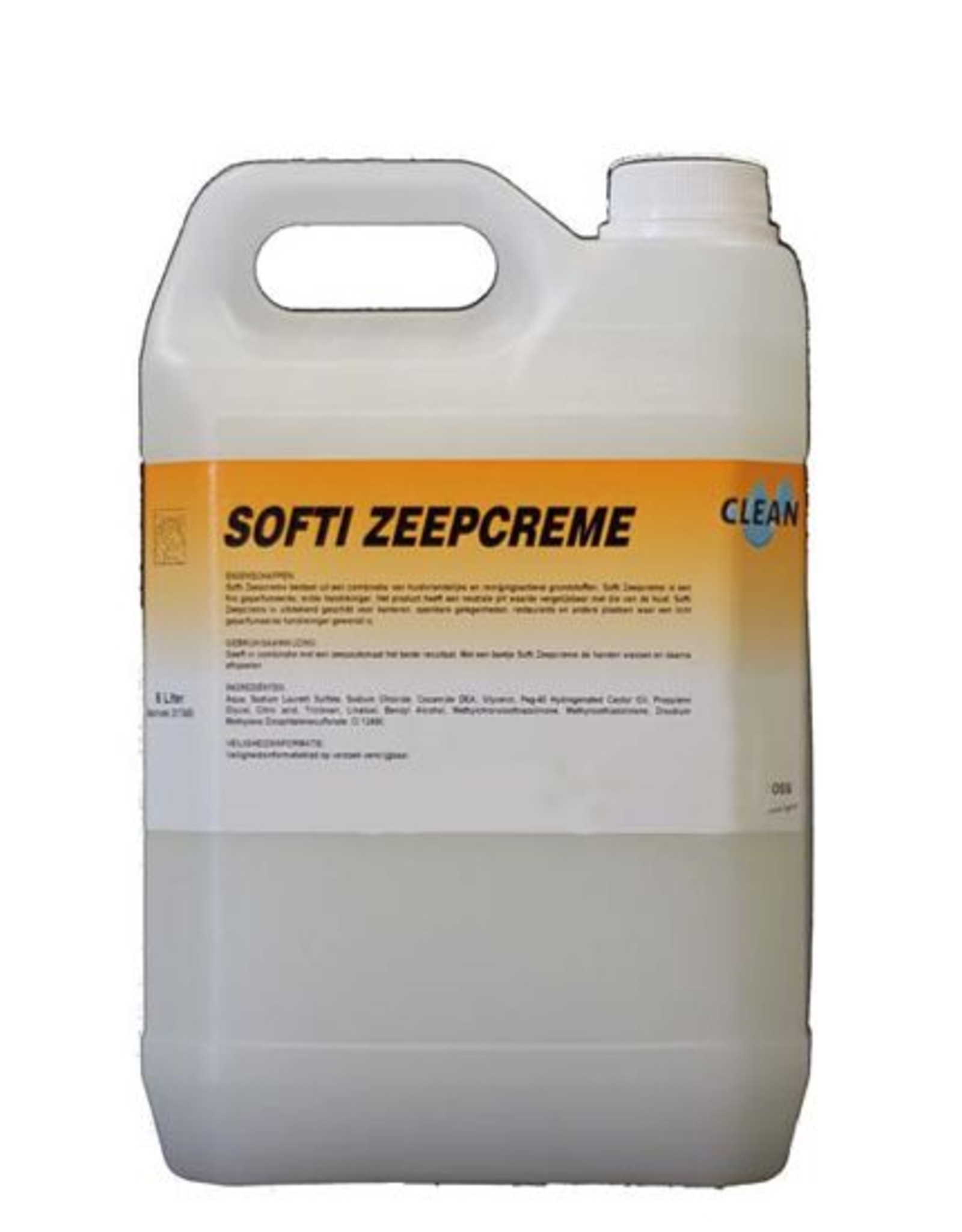 CLEAN Clean Softi Zeepcrème 5L – Geparfumeerd & zacht