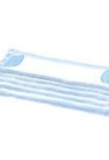 ACOR Vlakmop 40x14cm. microvezel-combi bl/wit flap 2 ring 40 cm.