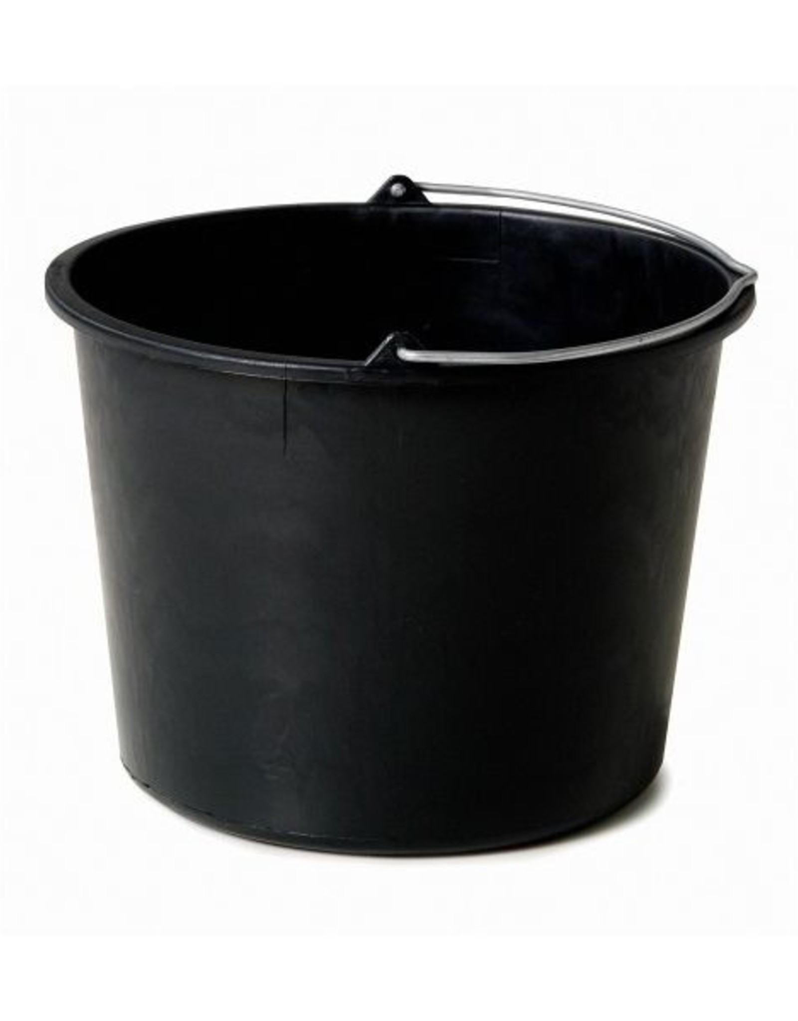 ACOR Emmer 12 ltr. zwart rond