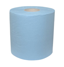 ACOR Midi rol 2-laags cellulose blauw verlijmd