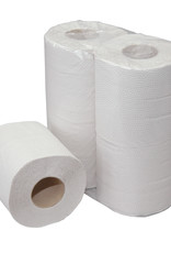 ACOR Traditioneel naturel 1-laags toiletpapier, ideaal voor organisaties en particulieren.