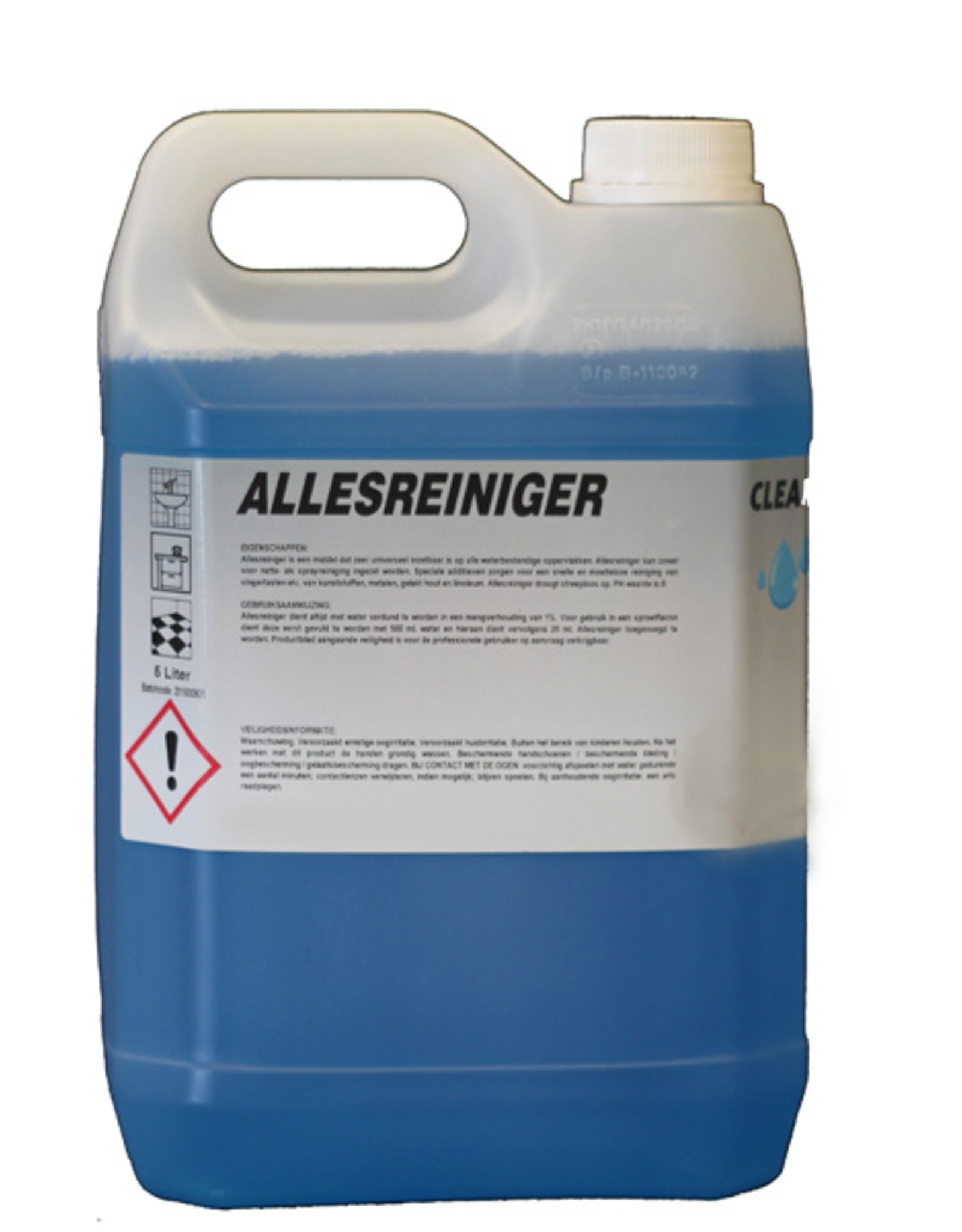 CLEAN Clean Allesreiniger 5 ltr. Voor alle wasbare oppervlakten.