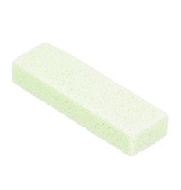 Cleaning block Spons m.greep. 7x14,5x4,3cm. Geel met greep en witte pad (10st.)