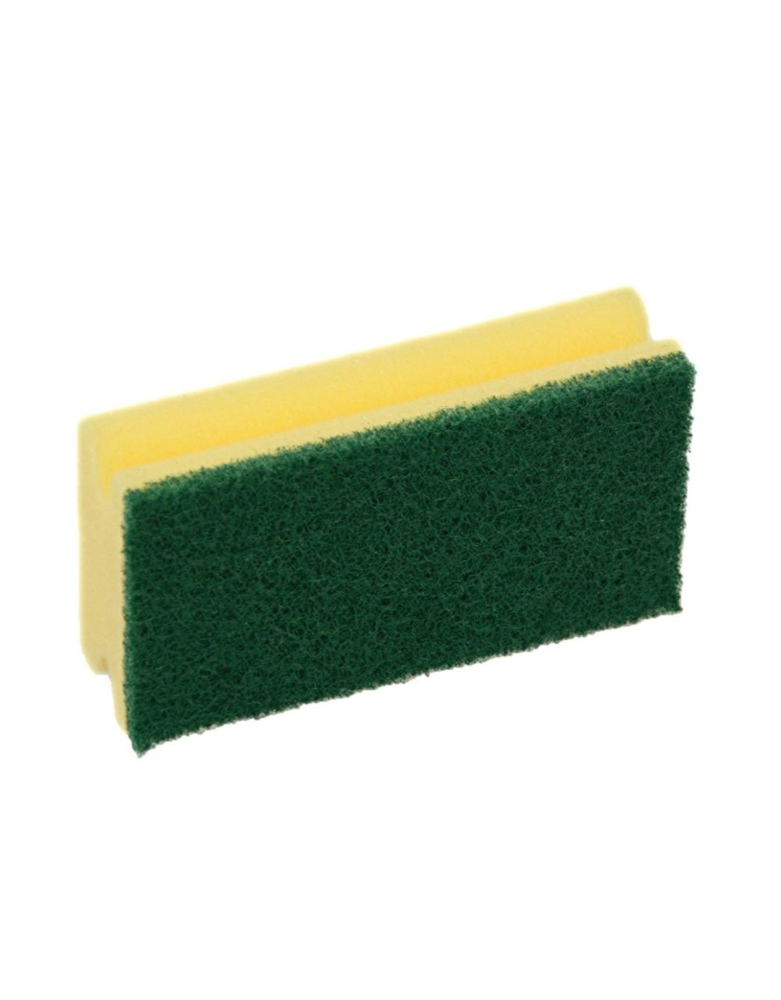 Exive Gele spons met greep en groene pad 58x5st